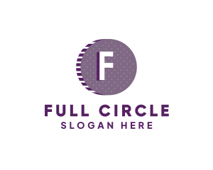 Abstract Circle Shape Pattern logo design