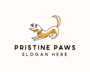 Dog Pet Grooming logo design