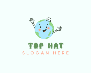 Environmental Earth Hat logo design