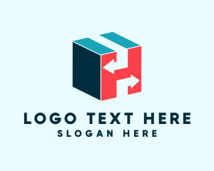 Box Parcel Delivery Letter H logo