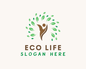 Human Tree Environment logo design