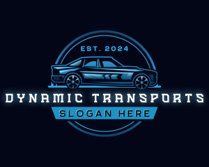 Transport Car Detailing logo design