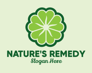 Shamrock Flower Pattern logo design