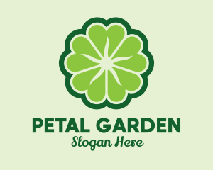 Shamrock Flower Pattern logo design