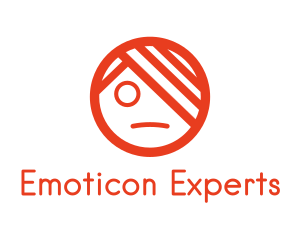 Orange Emo Face logo