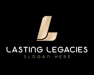 Elegant Luxury Brand Letter L logo design