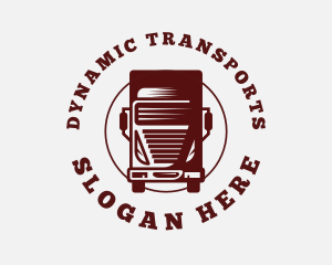 Trucking Circle Badge logo design