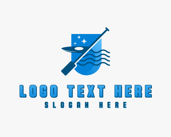 Paddleboarding logo example 4