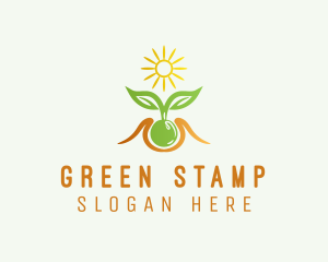 Green Seedling Agriculture logo design