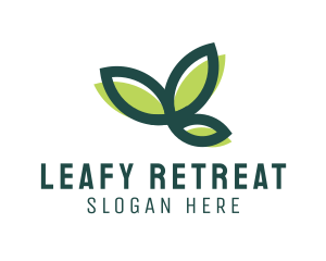 Leaf Botanical Garden  logo design