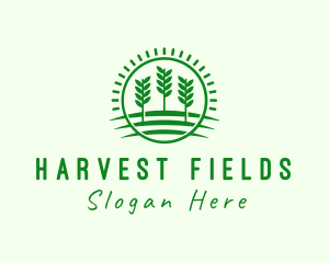 Agriculture Farm Field logo design