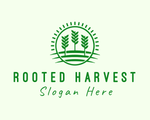 Agriculture Farm Field logo design