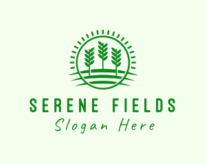 Agriculture Farm Field logo design