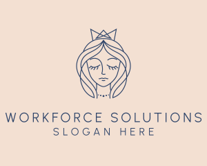 Beauty Woman Face logo design