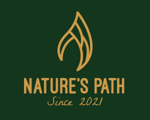 Natural Massage Oil  logo design