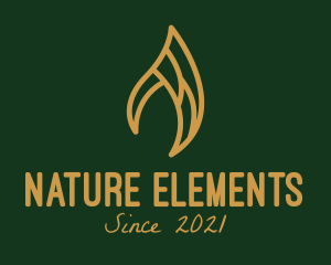 Natural Massage Oil  logo design