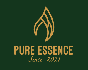 Natural Massage Oil  logo design