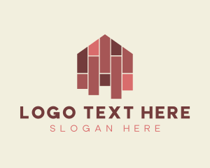 House Tiles Flooring  logo design