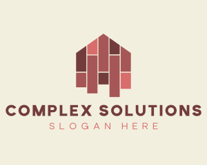 House Tiles Flooring  logo design