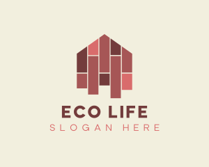 House Tiles Flooring  logo design