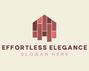 House Tiles Flooring  logo design