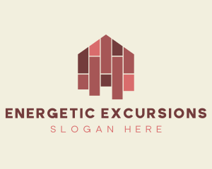 House Tiles Flooring  logo design