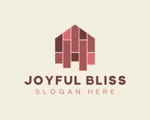 House Tiles Flooring  logo design