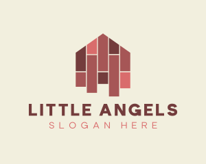 House Tiles Flooring  logo design