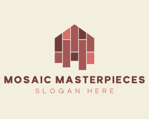 House Tiles Flooring  logo design