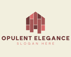 House Tiles Flooring  logo design