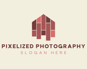 House Tiles Flooring  logo design