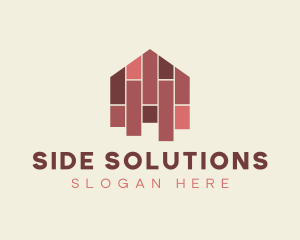 House Tiles Flooring  logo design