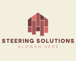 House Tiles Flooring  logo design