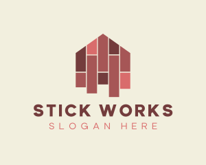 House Tiles Flooring  logo design