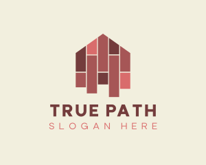 House Tiles Flooring  logo design