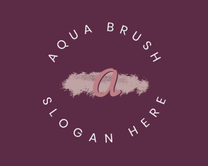 Fashion Brush Stroke logo design