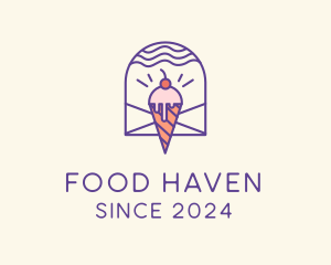 Ice Cream Sugar Badge logo