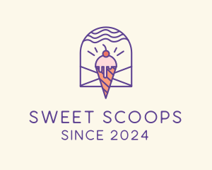 Ice Cream Sugar Badge logo