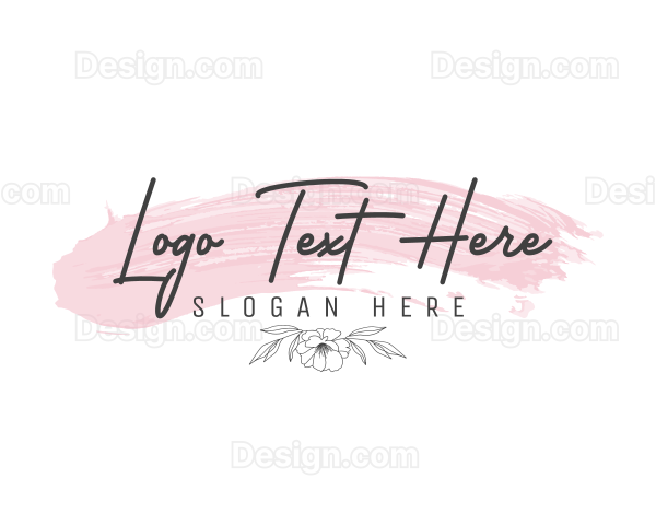 Watercolor Elegant Floral Logo