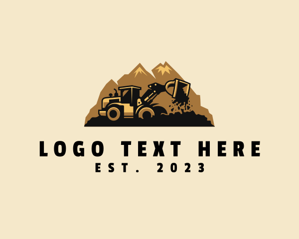 Wheel Loader logo example 1