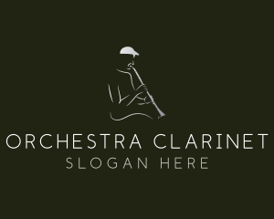 Musician Clarinet Instrument logo