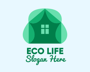 Eco Leaf House  logo design