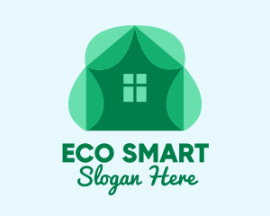 Eco Leaf House  logo design