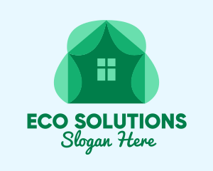 Eco Leaf House  logo design