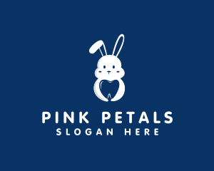 Bunny Rabbit Dental  logo design