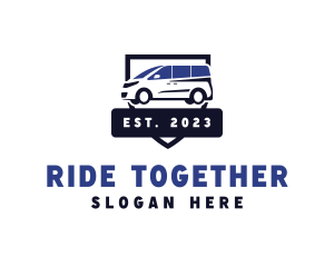 Minivan Car Rideshare logo