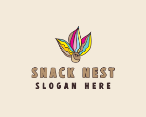 Natural Coconut Leaves logo design