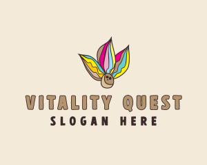 Natural Coconut Leaves logo
