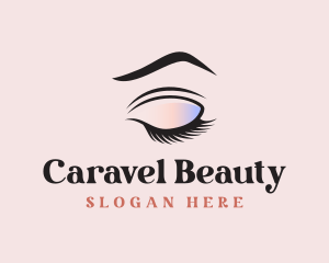 Lash Eyebrow Cosmetics Beauty logo design