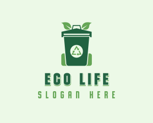 Eco Garbage Sanitation logo design